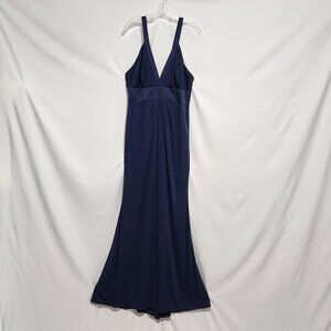 white by Vera Wang Navy Blue Formal Dress - Size 12
